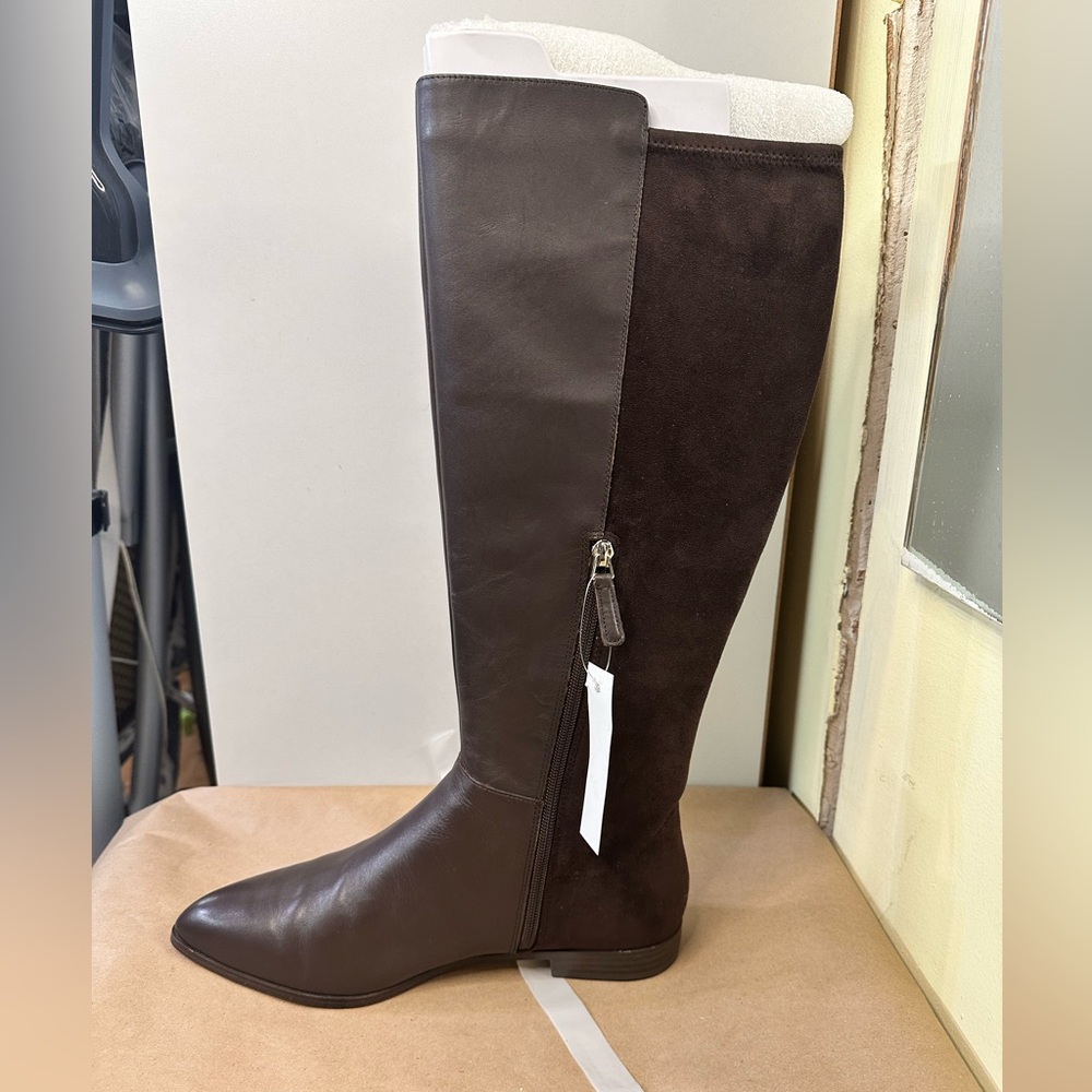Dk brown knee high boots